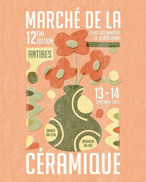 12ème Marché de la céramique d’Antibes