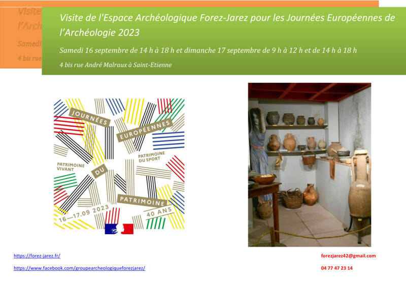 Visite de l'Espace Archéologique Forez-Jarez