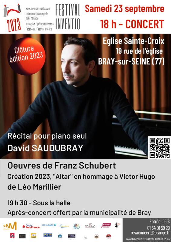 Festival Inventio/Récital piano : Hommage à Schubert