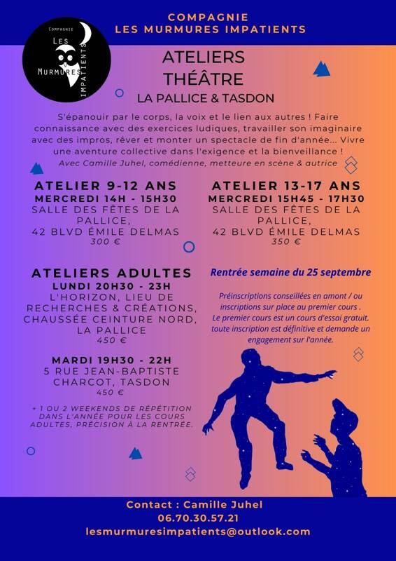 Ateliers théâtre tous âges