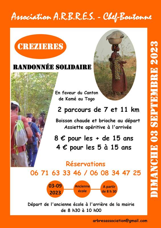 RANDO SOLIDAIRE DE L'A.R.B.R.E.S