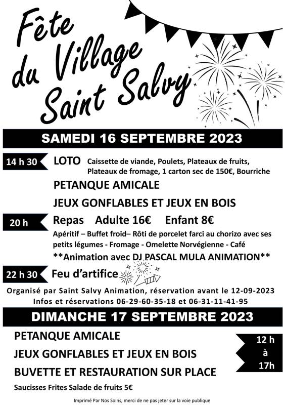 FETE DU VILLAGE