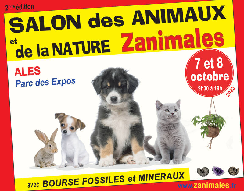 ZANIMALES les 7 et 8 octobre 2023 au Parc des Expos d’Alès