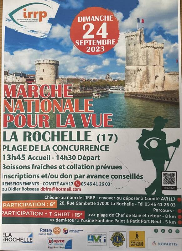 LA MARCHE POUR LA VUE 2023 LA ROCHELLE