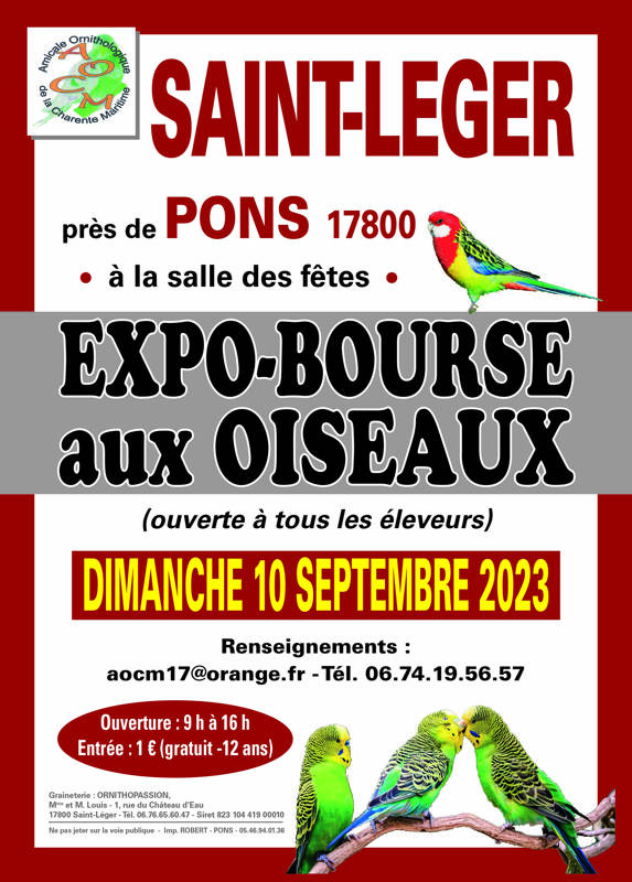 EXPO-BOURSE aux oiseaux