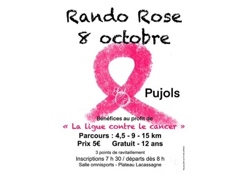 LA RANDO ROSE à PUJOLS