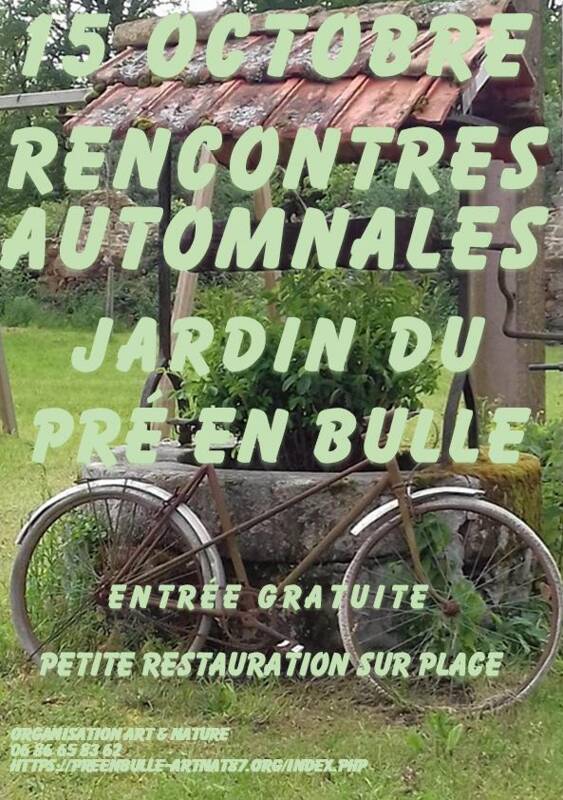 RENCONTRES AUTOMNALES AU JARDIN DU PRÉ EN BULLE