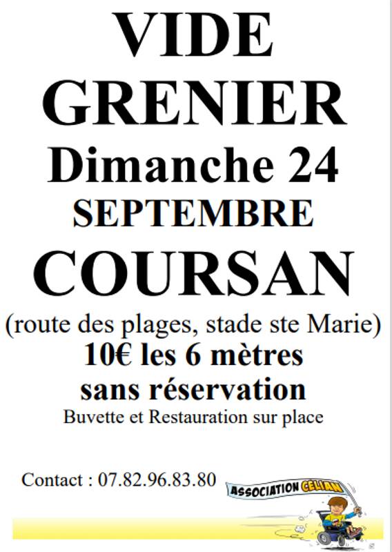 Vide grenier association célian