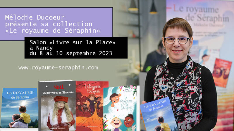 Mélodie Ducoeur au Salon du Livre de Nancy pour présenter 