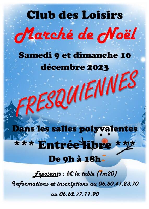 Marché de Noël à Fresquiennes