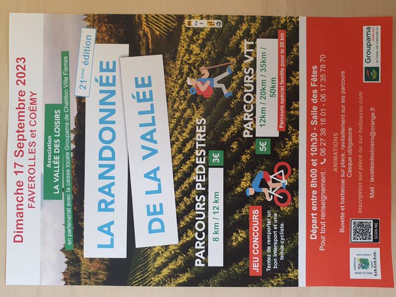 LA RANDO DE LA VALLEE