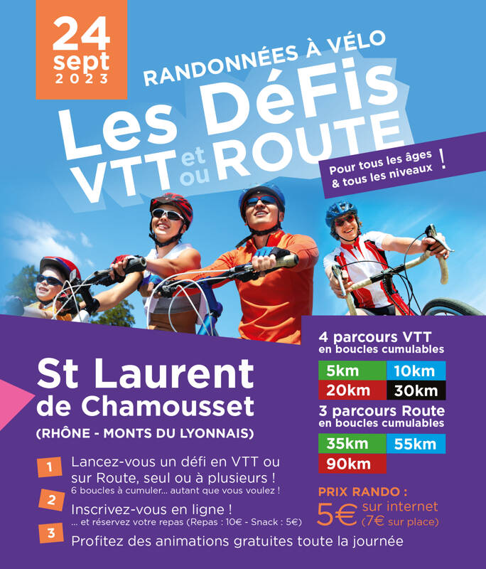 les defis vtt route