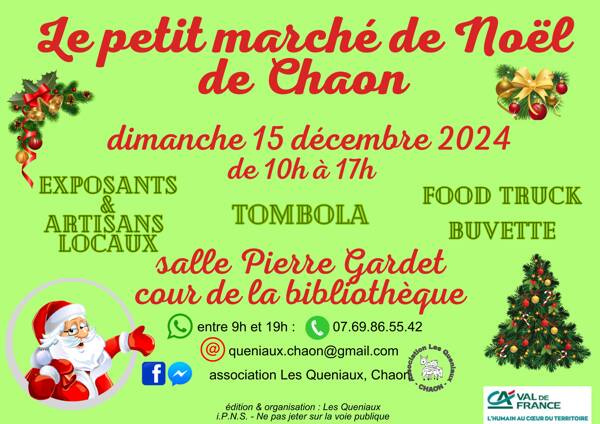 le petit marché de noël de chaon