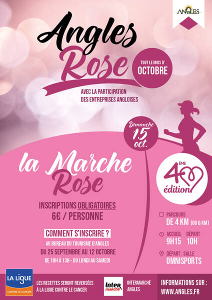 Angles rose - Marche rose