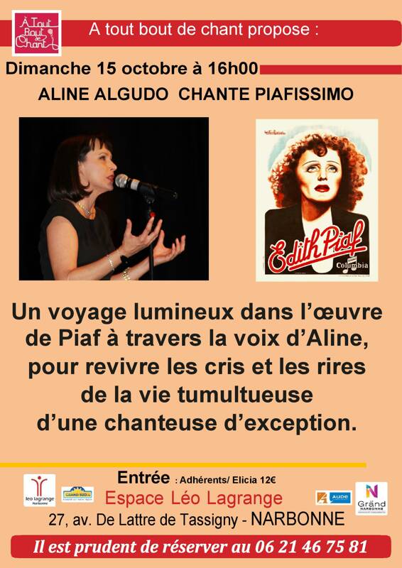 Aline Algudo chante Piafissimo