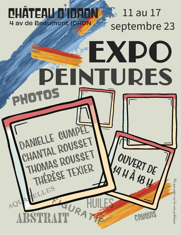 Peintures et photographies au Château d'IDRON