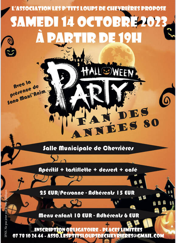 Soirée Halloween/Années 80