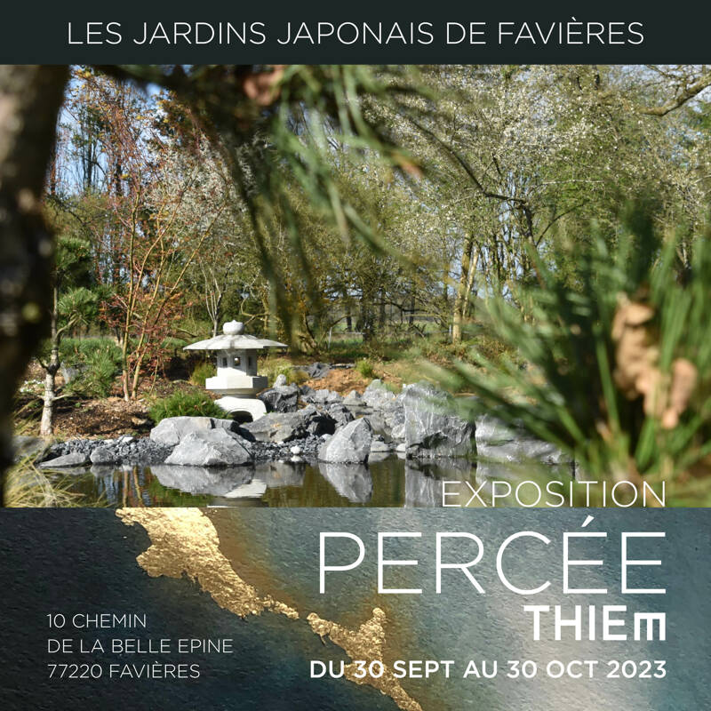 Inauguration des Jardins de Favières et exposition de THIEM