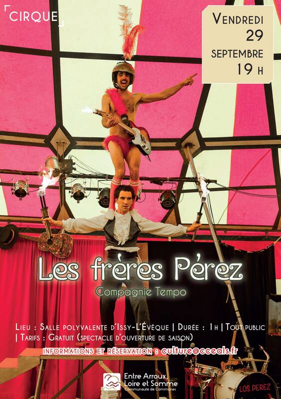 Soirée gratuite d'ouverture de la saison culturelle de la CCEALS  : spectacle de cirque « LES FRÈRES PÉREZ  »
