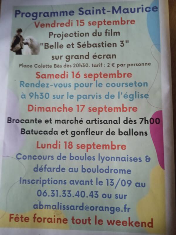 Brocante de la saint Maurice