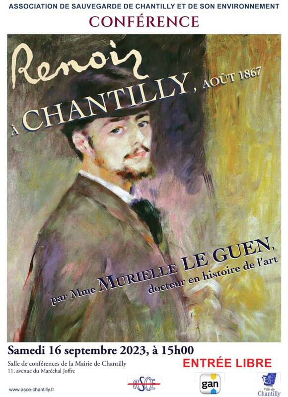 Renoir à Chantilly, août 1867, conférence par Murielle Le Guen