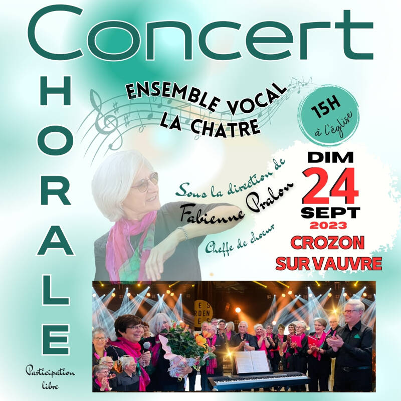 Concert de chorale ensemble Vocal de la Châtre