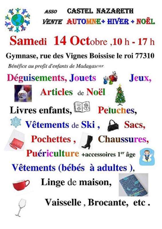 Vente de charité Automne, Hiver et NOEL