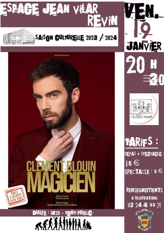 Soirée Cabaret Au Merle Moqueur – Clément Blouin – Tout doit disparaitre comme par magie.