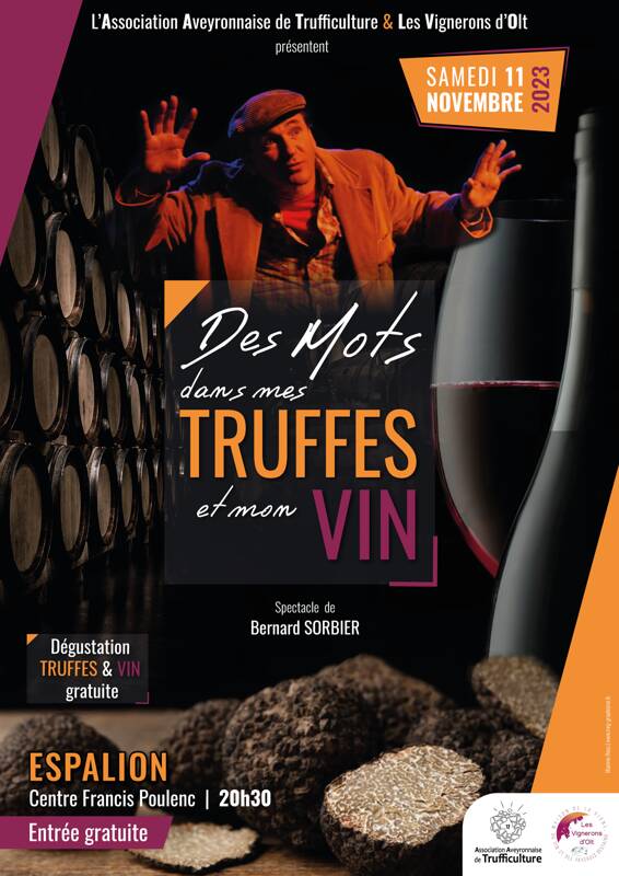 Des mots dans mes truffes et mon vin