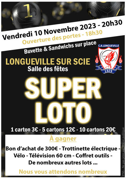 Loto du C.A. LONGUEVILLAIS Football