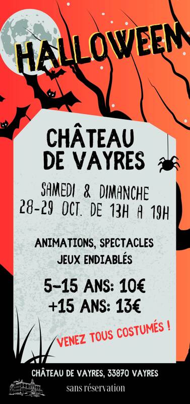 Halloween au Château de Vayres !