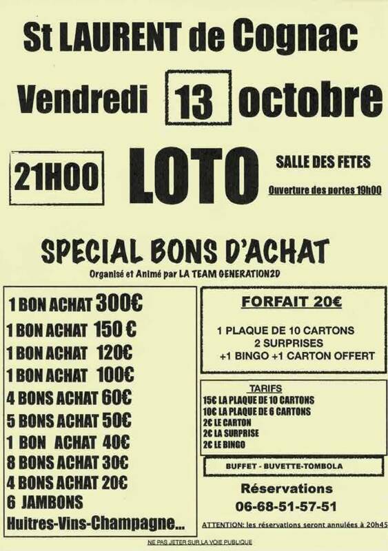 LOTO SPECIAL BONS D'ACHAT