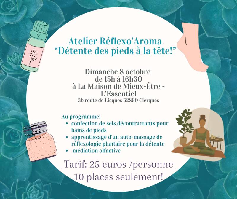 Atelier bien être Réflexo'Aroma 