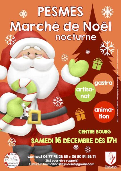 Marché de Noël nocturne