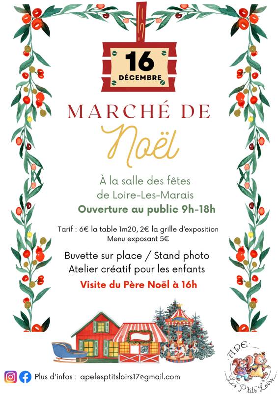 Marché de Noël 2023 de Loire-les-Marais (17)