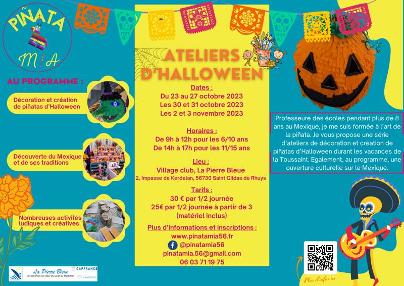 Ateliers d'Halloween pour enfants : fabrication de piñatas