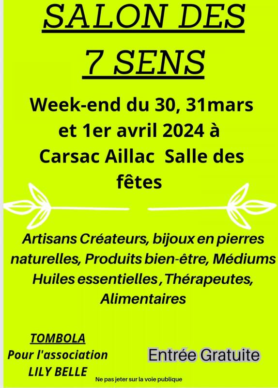 Salon des 7 sens carsac aillac