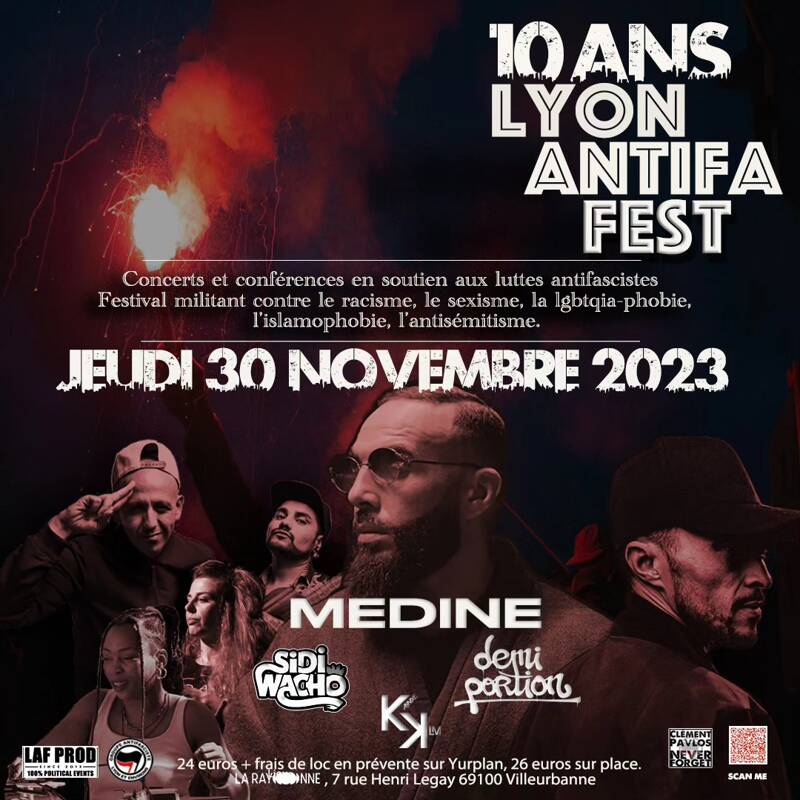 Lyon antifa Fest 10 ans