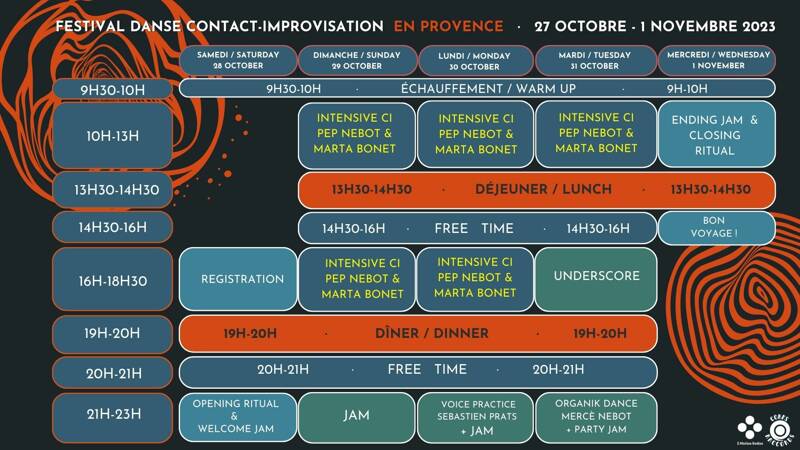 Festival Contact-Improvisation En Provence - Automne'23