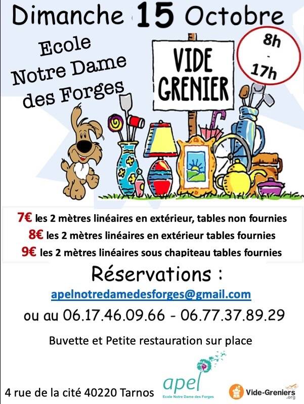 Grand vide grenier Tarno 2023