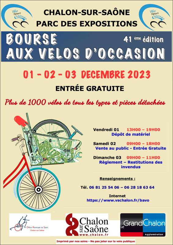 Bourse aux vélos d'occasion