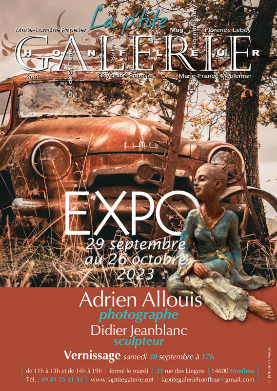 Exposition Adrien Allouis, photographe et Didier Jeanblanc, sculpteur