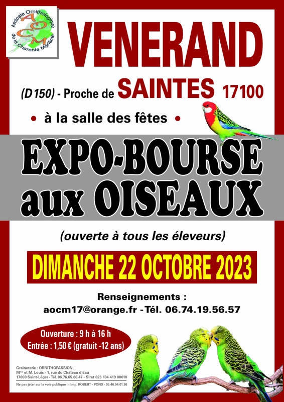 EXPO-BOURSE aux oiseaux