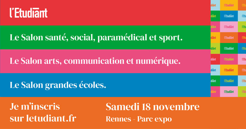 Le Salon arts, communication et numérique - Le Salon grandes écoles - Le Salon santé, social, paramédical et sport