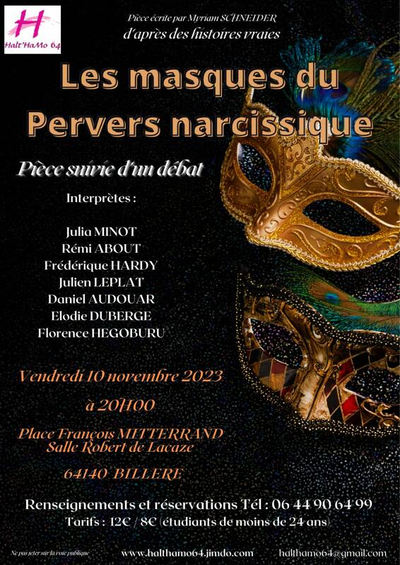Les masques du Pervers narcissique