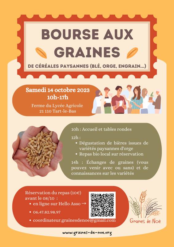 Bourse aux graines de céréales paysannes