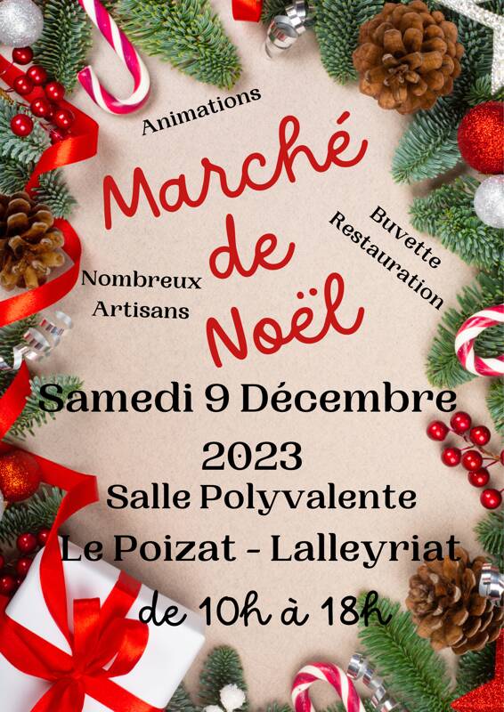 Marché de noël le Poizat Lalleyriat