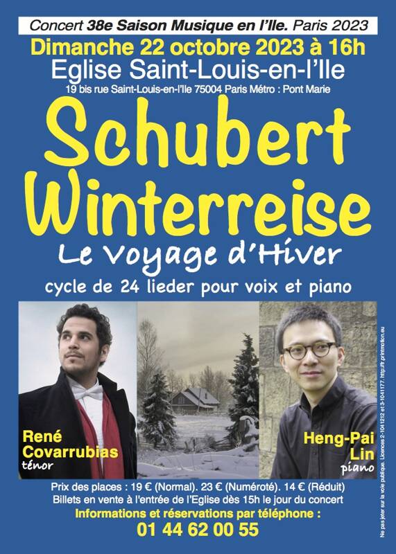 Franz Schubert : Die Winterreise. Le Voyage d'Hiver