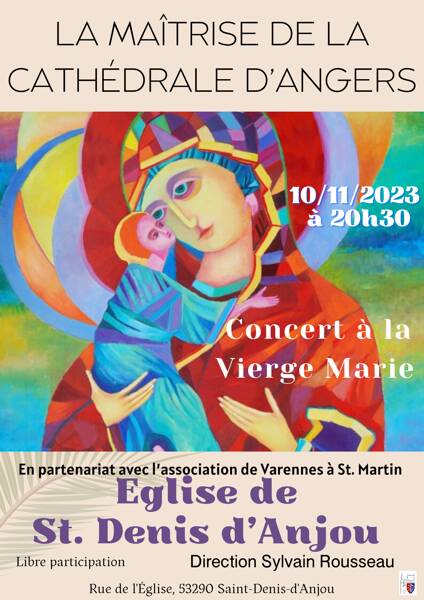 La Maîtrise de la Cathédrale d'Angers en concert à St.Denis d'Anjou
