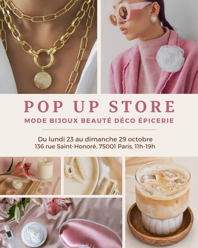 POP UP 20 CRÉATEURS LIFESTYLE RUE SAINT HONORÉ